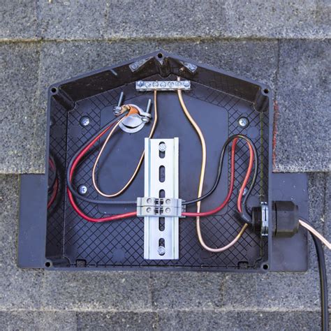 solar junction box components|roof mount solar junction box.